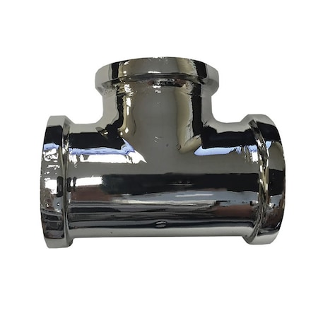 Jones Stephens 3/8in. Chrome Plated Bronze Tee B50031LF